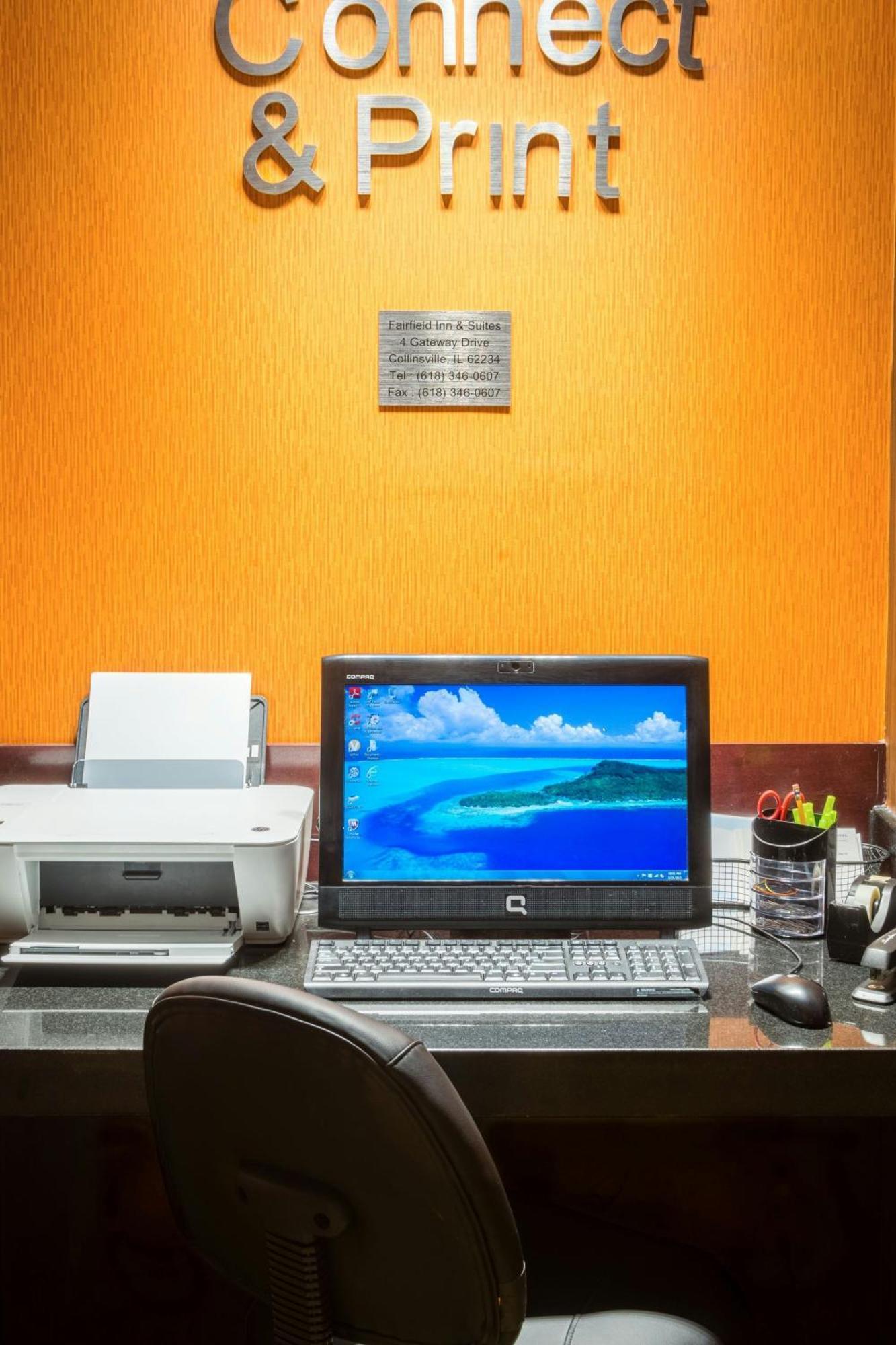 Fairfield Inn Saint Louis Коллинсвилл Экстерьер фото